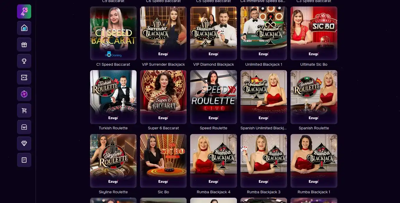 Get X casino официальный сайт - интерфейс казино